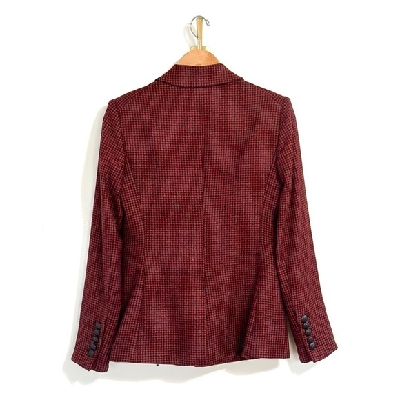 Veronica Beard Dickey Miller Houndstooth Wool-Blend Blazer Jacket - Picture 7 of 9